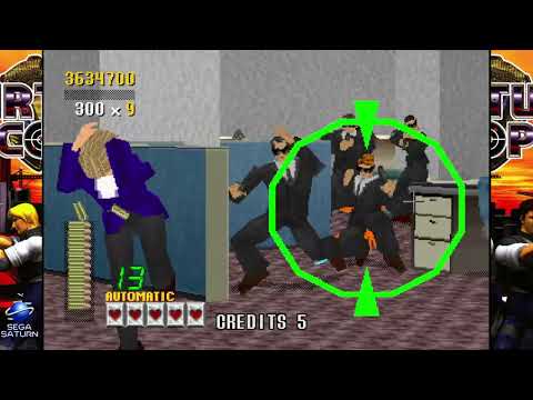 [TAS] Virtua Cop (SEGA SATURN) Level: HARD in 20:04 / Production 2023