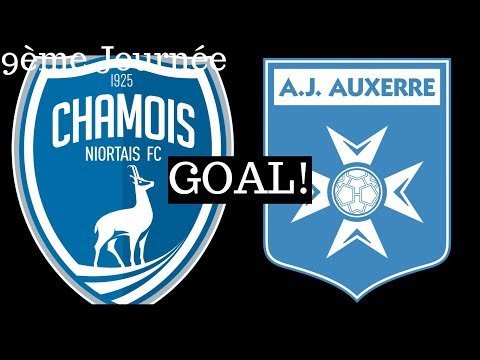 Chamois Niortais - AJ Auxerre [2-2] (Goal 90+1') by Quentin Bernard