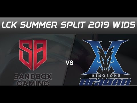 SANDBOX Gaming vs KING-ZONE | LCK Summer 2019 W1G2 | FULL GAME