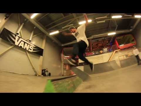 Alex Massotti at Gruuvi skatepark in Tallin Estonia