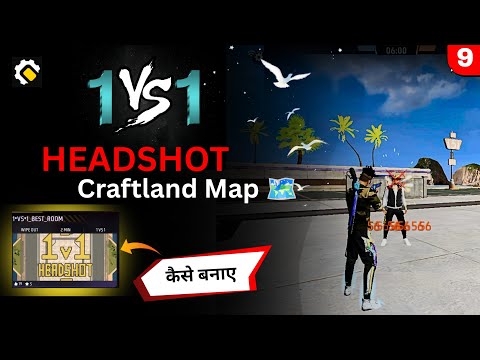 1V1 Headshot Craftland Map Create | How To Make 1VS1 Craftland Map | Free Fire