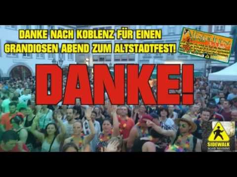 SIDEWALK COVERBAND IN KOBLENZ (ALTSTADTFEST) 04.07.2015