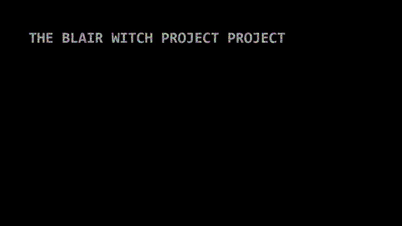 The Blair Witch Project Project (2020)