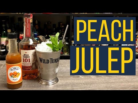 PEACH JULEP--A Delicious Twist on the Derby Day Classic