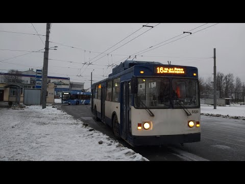 Троллейбус, маршрут №16 МТрЗ-6223 б.5320 (07.01.2021) Санкт-Петербург