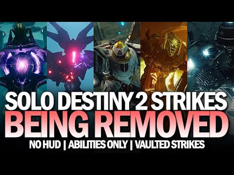 Solo All Strikes Being Removed in Beyond Light (No HUD / Abilities Only) [Destiny 2]