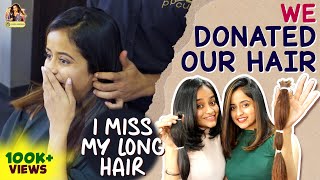 Long hair cut short  Cancer donation  Chaitra Vasu