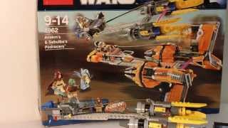 preview picture of video 'LEGO Star Wars 7962 Anakin and Sebulba's Podracers Review'