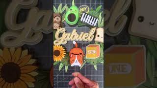 Kawaii Cricut DIY Cake Topper | 1st Birthday Cake Topper | How to make a Cake Topper | Paper Crafts