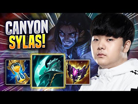 CANYON IS A MONSTER WITH SYLAS! - DK Canyon Plays Sylas JUNGLE vs Zac! | Season 2023