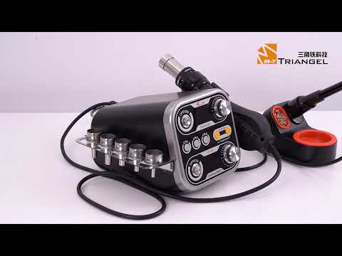 M-Triangel CP-601  Soldering Station with Soldering Iron Hot Air Gun
