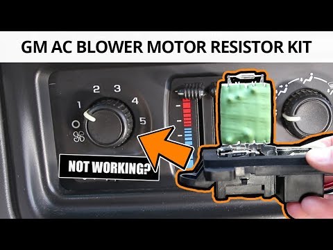 How To Fix Fan Speed Control on 2004 Silverado Sierra Blower Motor Resistor Install