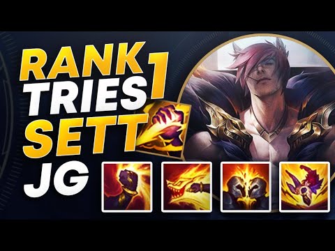RANK 1 PLAYS NEW SETT JUNGLE! | League of Legends