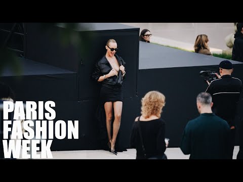 Saint Laurent — Guests Arrival — Street Style (PFW)