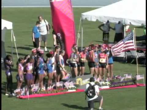 Girls 1600m Sprint Medley Awards - New Balance Outdoor Nationals 2011