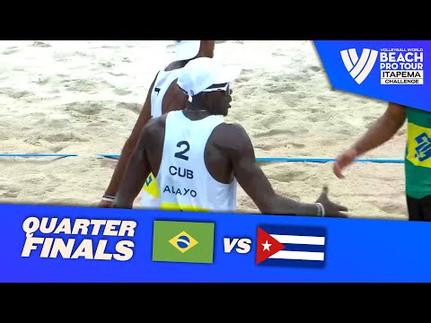 Vitor Felipe/Renato vs. Diaz/Alayo - Quarter Final Highlights Itapema 2023 #BeachProTour