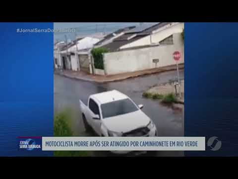 Motociclista morre após ser atingido por caminhonete em Rio Verde