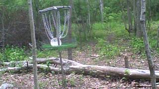 Disc Golf ACE! 122 FT Josh Sowa on Matty's Hidden Course (hole 1)