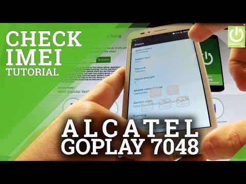 How to Check IMEI in ALCATEL One Touch goPlay 7048X - IMEI Tips