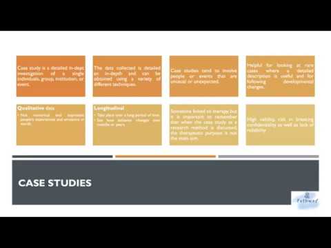 5 Minutes Lecture Sample of Cambridge A Level Psychology: Research Methods - Case Studies
