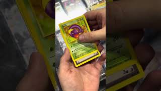 I opened a HEAVY Vintage Pokémon pack for my birthday… was it worth it? 👀🔥 #packopenning