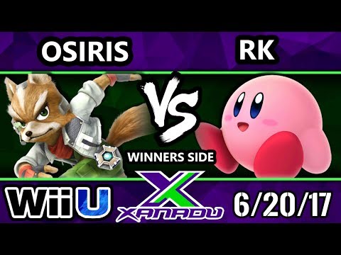 S@X 207 - Osiris (Fox, Falco) Vs. RK (Kirby) - SSB4 Tournament - Smash 4 - Smash for Wii U.