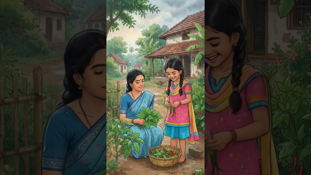 90s Indian Village Life ❤️ | Mutton Gongura Curry & Traditional Desi Food | 1994 Nostalgia #shorts