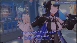 【#RissaHatchDay25】 パイパイ仮面はどうかしらん？ / ネリッサ・レイヴンクロフト / フワワ・アビスガード 【#ホロライブ切り抜き】