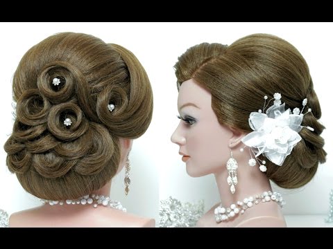 Hairstyle for long hair tutorial.  Wedding updo