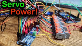 How to Power & Wire 16 Servo Motors for Arduino Using The PCA9685 PWM driver