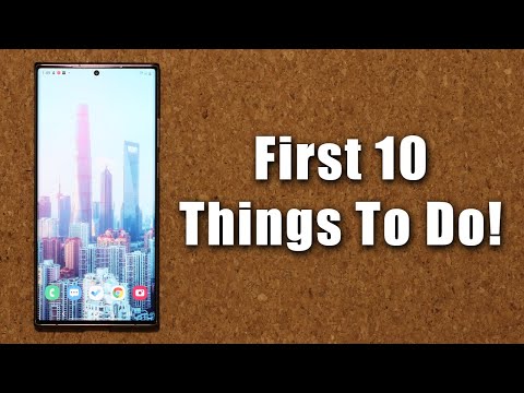 Samsung Galaxy S22 Ultra - First 10 Things To Do! (Tips and Tricks)