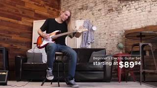 Video thumbnail for Best Choice Products' Beginner's Electric Guitar Set by Best Choice Products