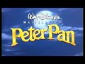 Peter Pan Vhs Promos 1998