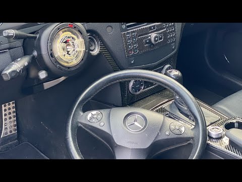 W204 Mercedes C300 steering wheel removal
