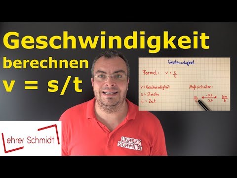 Calculate speed (km/h only) | Mathematics | Lehrerschmidt - simply explained!
