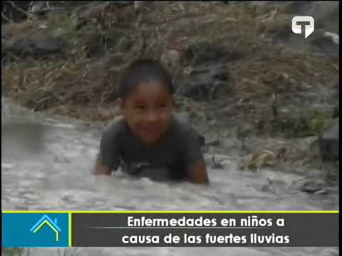 Enfermedades en niños a causa de las fuertes lluvias