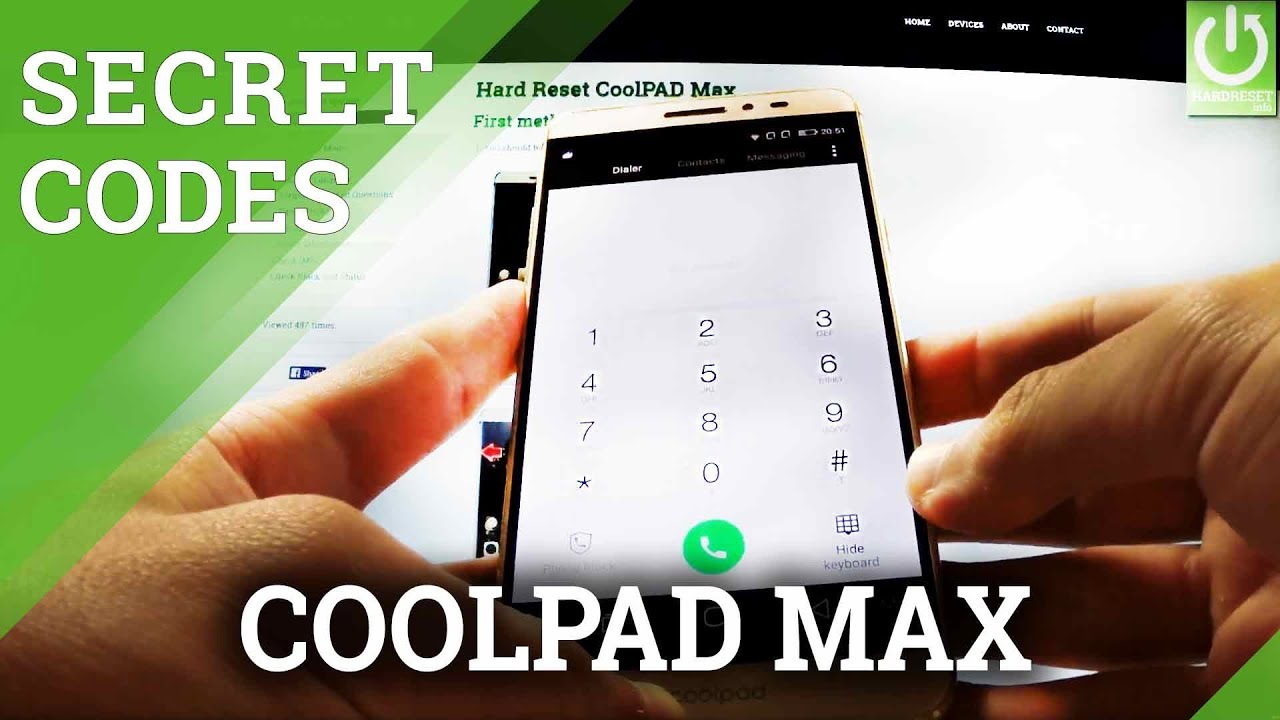 CoolPAD Max CODES/ Hidden Feature / Secret Menu