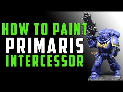 How to paint Ultra marines primaris intercessor