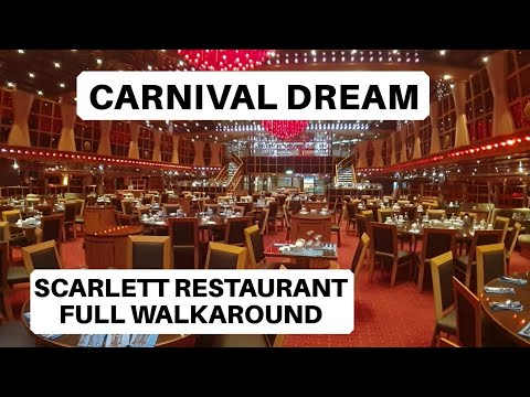 Thumbnail for Carnival Dream Scarlett Restaurant Full Walkaround