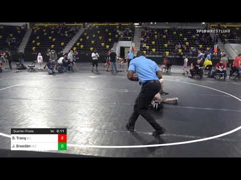 112 Lbs Quarterfinal - Bayley Trang, All American Wrestling Club Vs Jaden Breeden, Victory Wrestli