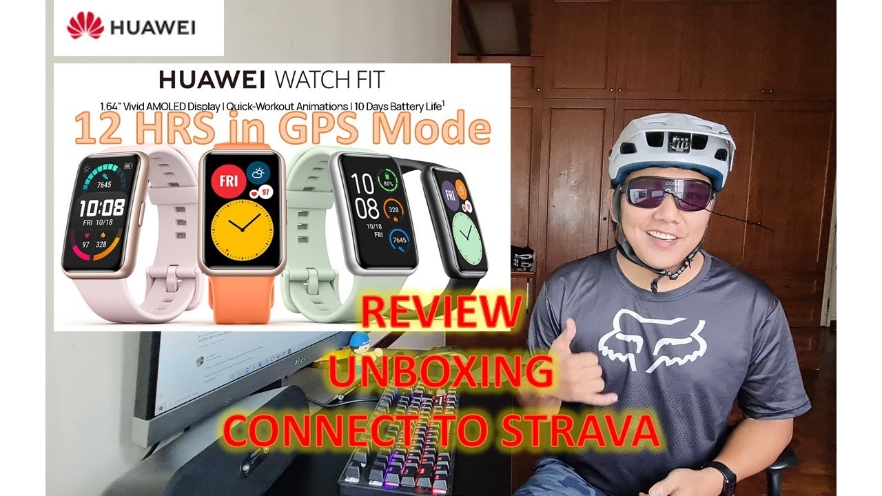Huawei Watch Fit Review| Most affordable? |Unboxing, Set-up & How to link to Strava via Health Sync!