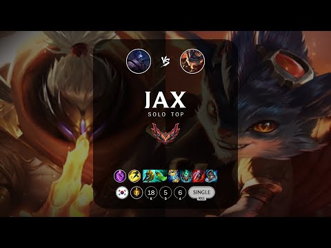Jax Top vs Rumble - KR Grandmaster Patch 13.13