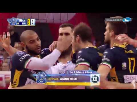 CLVolleyM - Playoff 12 1st Leg - Top 3 Defense Actions