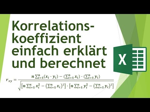 Pearson-Korrelationskoeffizient in Excel berechnen (manuell), verstehen-Daten analysieren Excel(11)