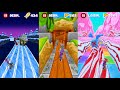 Chuck E Cheese S Skate Universe Yeti River Run Vs Coconut Park Vs Sweet Scape Gameplay
