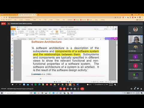 OOAD Chapter 9 Software Architecture (23.8.2021)
