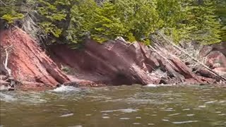 preview picture of video 'Jacobsville Sandstone Bete Grise Keweenaw Peninsula'