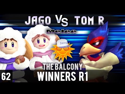 Melee @ the Balcony 62 - Winners R1 ft. Jago (Ice Climbers) VS Tom R (Falco)