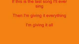 The Last Song - McFly (with lyrics)