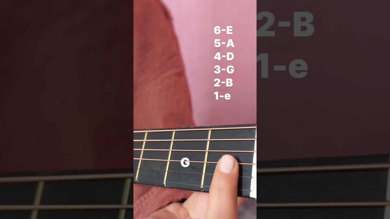 guitar strings names & numbers// strings name in guitar